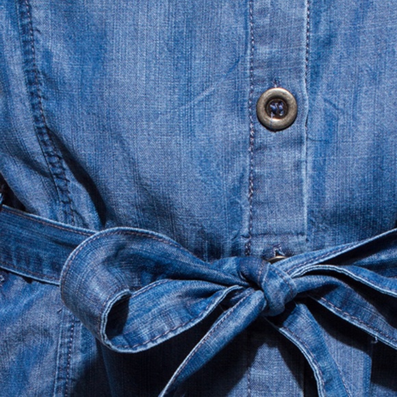 Celebrity Pink Sleeveless Boho Mini  Shirt Dress - Picture 6 of 6